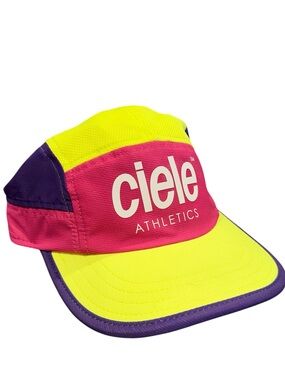 Ciele Athletics GoCap running hat neon green pink purple size 58cm